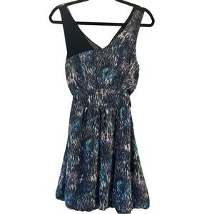 NWT Sugarlips Chiffon Bubble Hem Dress size S Whimsigoth fairy artsy water color